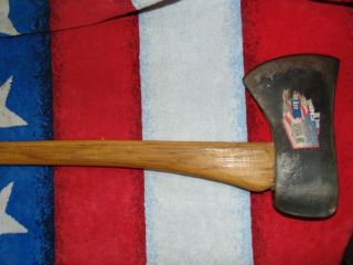 Vintage 3 1/2 Lb Collins Single Bit Axe On 30 - 1/2 " Solid Hickory Handle