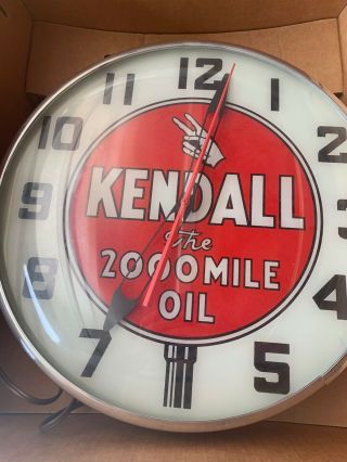 Vintage Kendall oil Clock 3