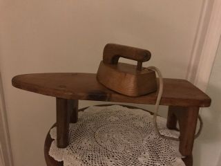 Vintage Toy Wooden Ironing Board