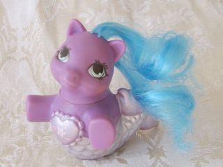 Vintage My Little Pony Mlp G1 Baby Sea Shimmer Purple Fancy Mermaid 1991