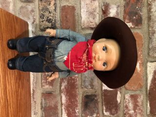Vintage 13” Buddy Lee Doll Cowboy Jeans