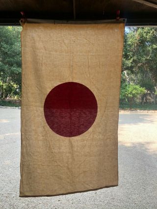 Vintage Japan Flag By Ajax Paramont Flag Company 59 " X 33 "