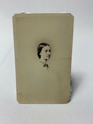 Antique Cdv Of Women By P.  R Reads