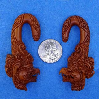 Vintage Garuda Tribal Gauges 00 Gauge 10mm Earrings Plugs Body Piercing Jewelry