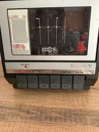Vintage Sony Cassette Audio Recorder Model TCM 858 3