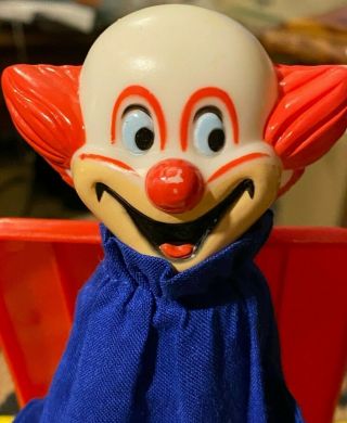 Vintage Larry Harmon ' s BOZO the Clown In - The - Box,  1986 by Carnival Toys 2