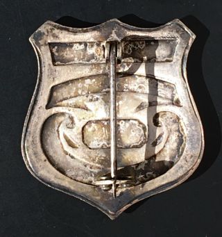 Vintage Obsolete Special Police Badge Westfield MA1930’s Orig Patina 2