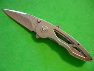 Ntsa Buck Usa 3 3/4 " Closed " Rush " Liner Lock Pocket Knife 290 2004