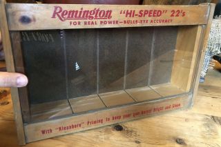 Remington Dupont Advertising Display Hi - Speed 22 Counter Store Display Kleanbore