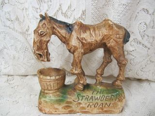 Chalkware Horse The Strawberry Roan Hs " Andy " Anderson C.  1933