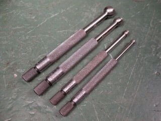 Old Vintage Machining Tools Machinist Starrett Hole Gages Group