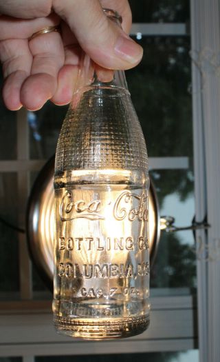Rare Straight Side Coca Cola Script Bottle " Columbia,  Mo.   "