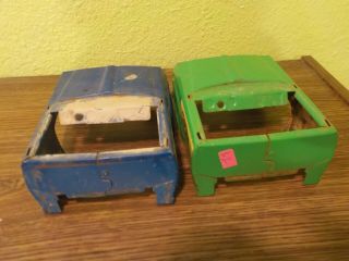 vintage tonka dodge pickup truck set of 2 cab without top 3
