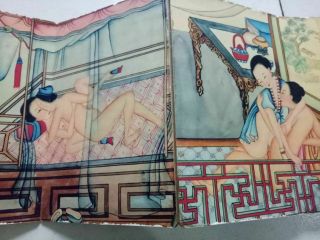Ancient Painting Shunga Artistic Erotic Viusal Painting Book K11
