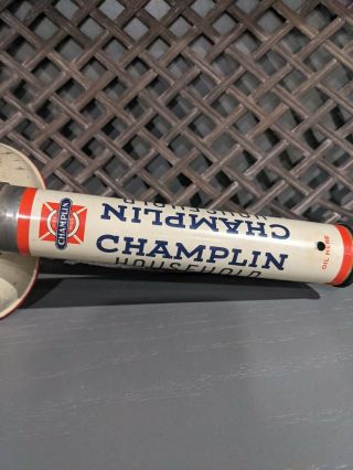 1930s Vintage Champlin INSECT Sprayer Bug Spray Gas Old Oil Can NOS Oklahoma 2