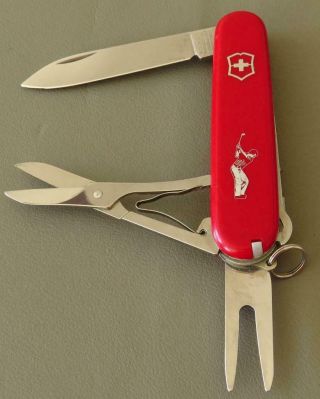 Victorinox Golfer 91mm Swiss Army Knife,  Pen Missing,  Good,