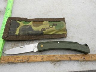 Vintage Buck Usa 424 Bucklite Lockback Folding Hunter Knife & Case Minty