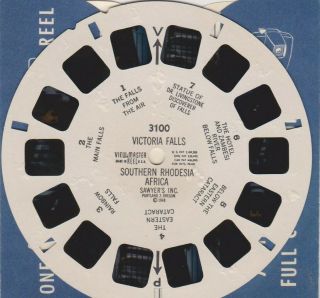 Viewmaster Reel: 3100 Victoria Falls Southern Rhodesia Africa