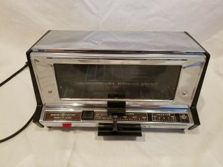 Vintage General Electric Ge Toast - R - Oven T93b Chrome Toaster Oven