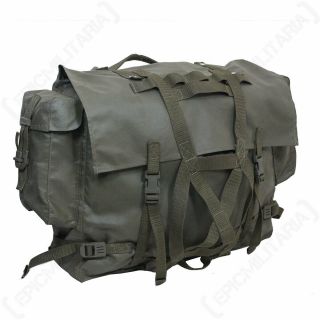 Swiss Army Mountain Rucksack - Bag Military Surplus Vintage Olive Green