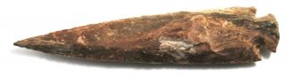 7 " Flint Hand Knapped Agate Stone Arrow Shaped Spearhead S7 " - 13 Agate Spear