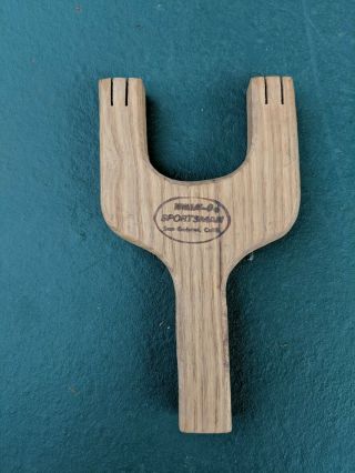 Wham - O Sportsman Slingshot Handle Sling Shot Vintage Wood Toy San Gabriel,  Ca