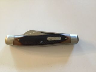 Schrade Old Timer USA Made 890T 3 - Blade Folding Pocket Knife 3