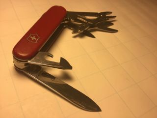 Victorinox Swiss Army Keychain Knife - Deluxe Tinker - Red - Retired Version