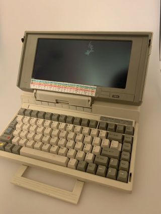 1988 Toshiba T1200 Portable Laptop Computer Vintage Print Ad