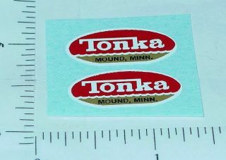 Mini Tonka Series Oval Door Replacement Stickers Tk - 038