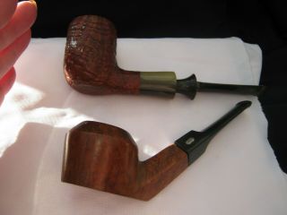 Vtg Savinelli Nonpareil 9128 Italy And Buts Choquin Pipes