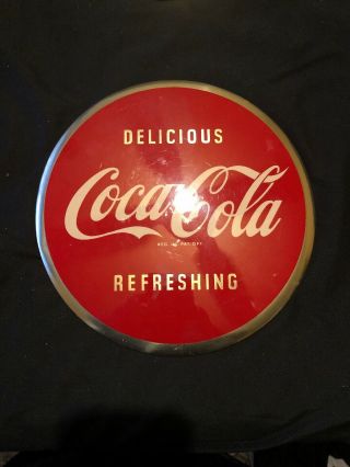 Coca - Cola Vintage Advertising 9 - Inch Sign Delicious Refreshing