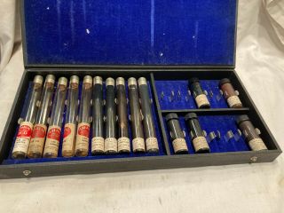 Vintage Amalie Pennsylvania Oils Salesman Sample 15 Vials Rare