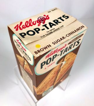 Vintage 1960 ' s Kellogg ' s Cinnamon Pop - Tarts Box Kids Snack Junk Food Cereal 2