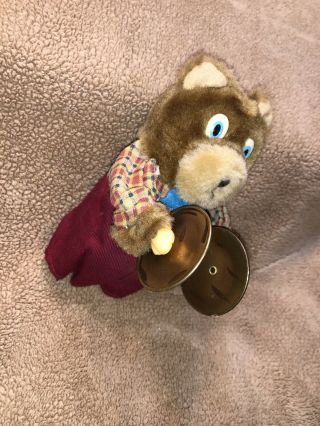 Vintage Mouse Wind - up Toy Clapping Cymbals 2