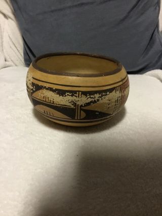 19th Century Zuni Pueblo Mexican Pottery Bowl 2