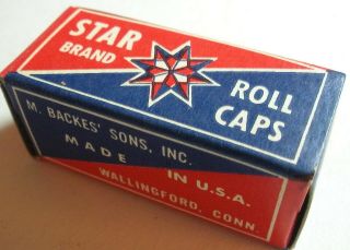 Empty Box For Star Brand (later Version) Caps For Cap Guns Pistols Nos