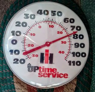 Rare Vintage International Harvester " Up Time " 18 " Thermometer.  One