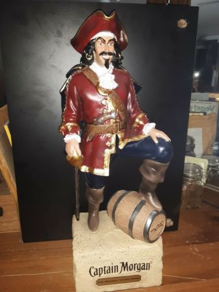 Captain Morgan Statue Display Man Cave Bar Store Liquor Beer