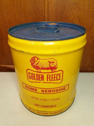 Golden Fleece Drum Home Kerosine Kerosene 4 Gallon Can Empty H.  C.  Sleigh Ltd