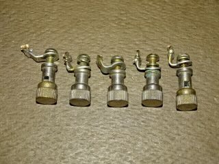 Group Of 5 Vintage Western Electric Binding Posts,  For Speakers,  Drivers