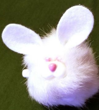Awesome 2 " Furry Wind - Up Bunny Rabbit Toy