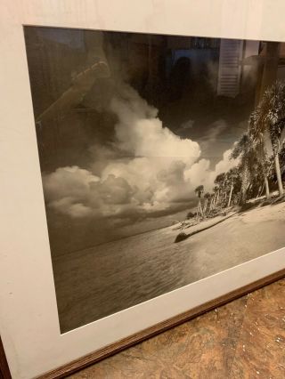 Clyde Butcher Signed Framed Print Cayo Costa Island 32 X 20.  5 Matted Size 32X44 4