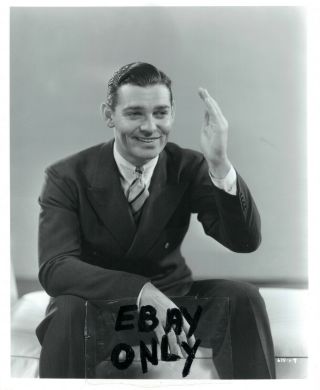 Clark Gable,  Candid Photo Portrait Still,  1940s,  Mgm