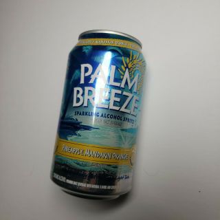 Factory Error Empty Can Of Palm Breeze Alcohol