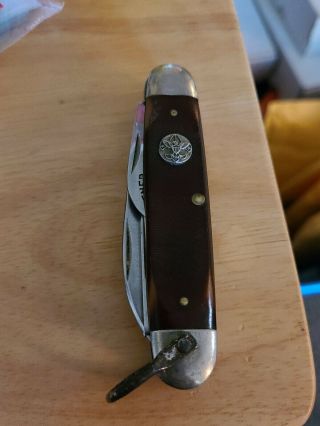 Vintage Ulster Official Boy Scouts Of America Folding Pocket Knife Can Opener