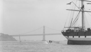 3 MASTED SAILING SHIP - SAN FRANCISCO BAY 1955 - 4 