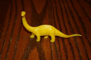 Vintage Nabisco Cereal Premium Mpc Yellow Brontosaurus Dinosaur Or Monster