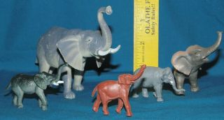 Plastic Jungle Zoo Animals - Elephants
