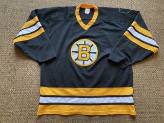 Vintage Boston Bruins Nhl Ccm Hockey Jersey Men/adult Large/xl